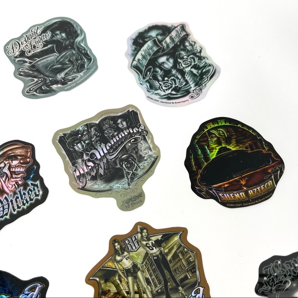 Y2K Early ‘00 Mystery Pack Holo Sticker Lot of 10 Sticker Machine Nostalgia - Picture 6 of 6